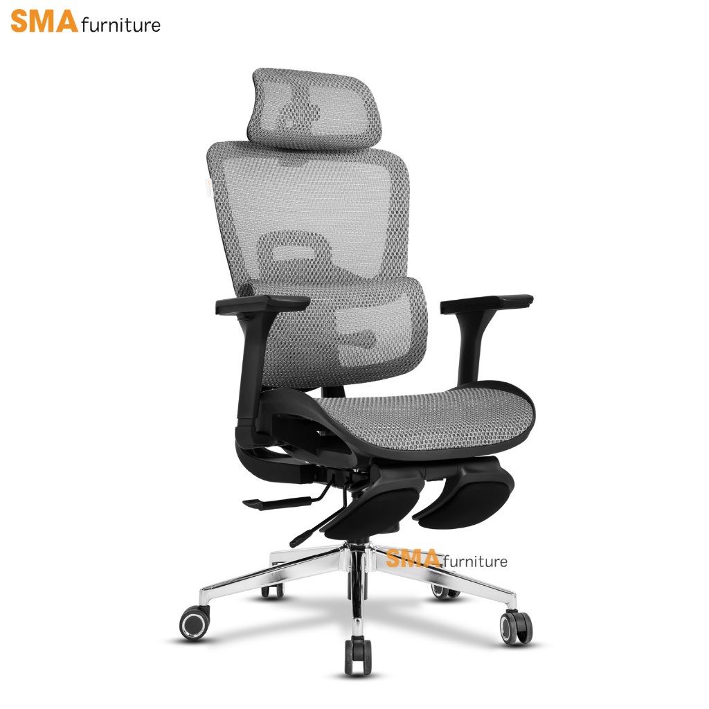 Ghế công thái học SMA Furniture Mirai Pro/ Ultra, Tựa lưng điều chỉnh, tay vịn 4D, Piston class 4 | BigBuy360 - bigbuy360.vn