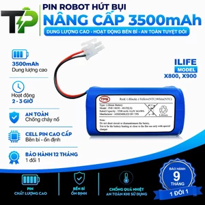 PIN ROBOT HÚT BỤI NÂNG CẤP ILIFE X800 BẢO HÀNH 9 THÁNG