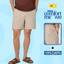Quần shorts nam YODY quần đùi vải đũi cạp chun phối dây dệt sườn MCJT26S002