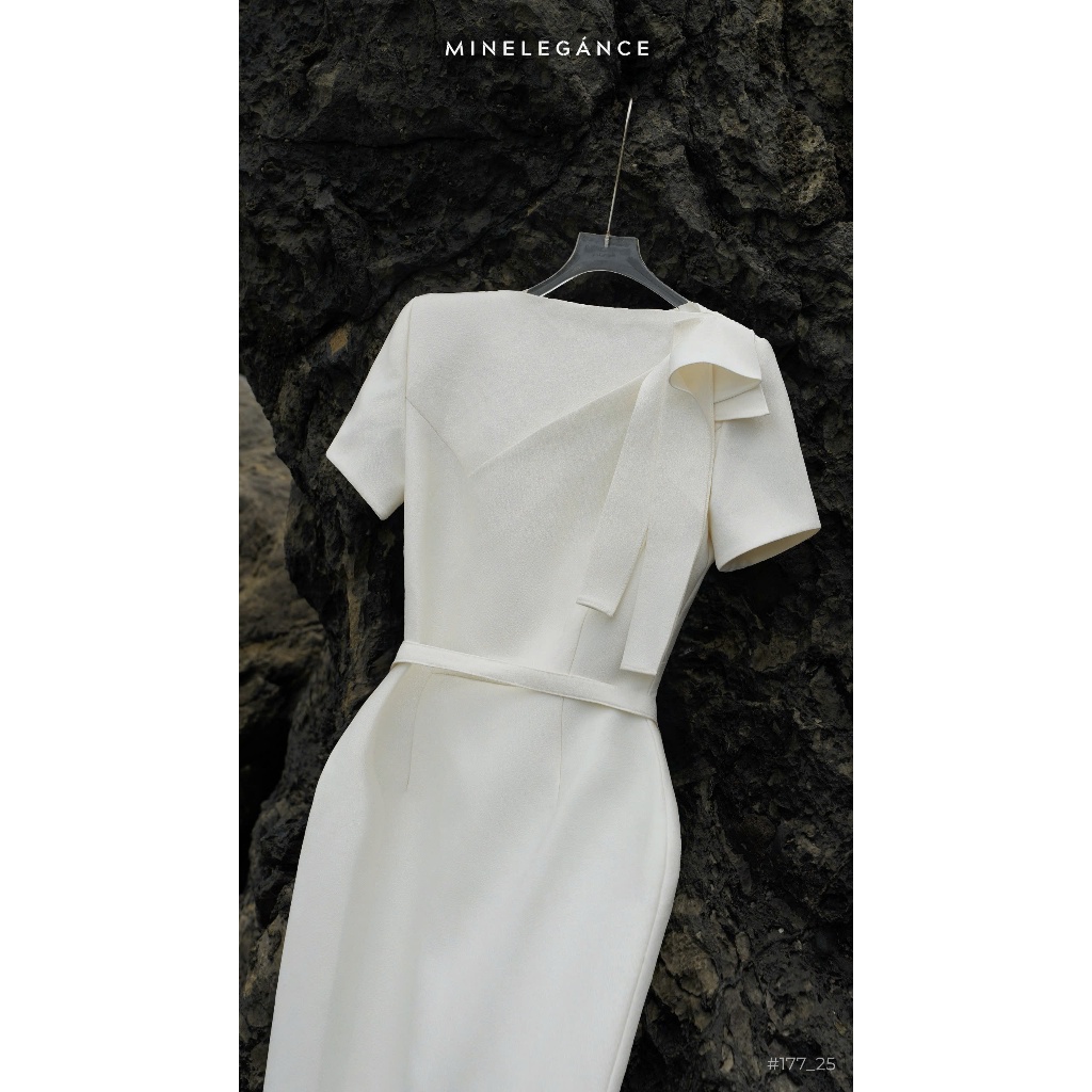 MINELEGÁNCE | SET VÁY NƠ VAI DÁNG DÀI, SANG TRỌNG, THANH LỊCH - MIN177