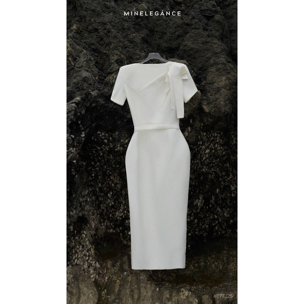 MINELEGÁNCE | SET VÁY NƠ VAI DÁNG DÀI, SANG TRỌNG, THANH LỊCH - MIN177