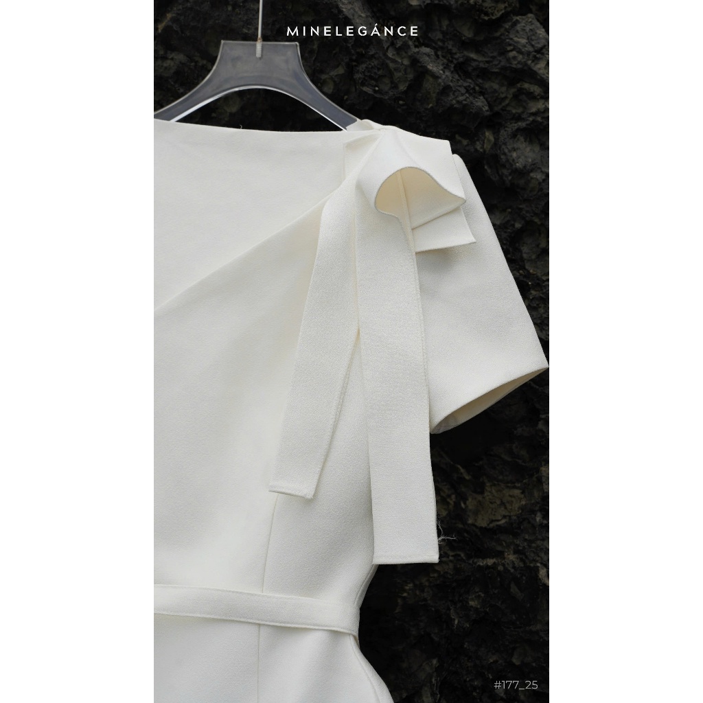 MINELEGÁNCE | SET VÁY NƠ VAI DÁNG DÀI, SANG TRỌNG, THANH LỊCH - MIN177