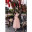 Đầm Maxi Ren Hoa Nổi Cao Cấp Tay Phồng - Váy Dài Tiểu Thư Thanh Lịch Tôn Dáng