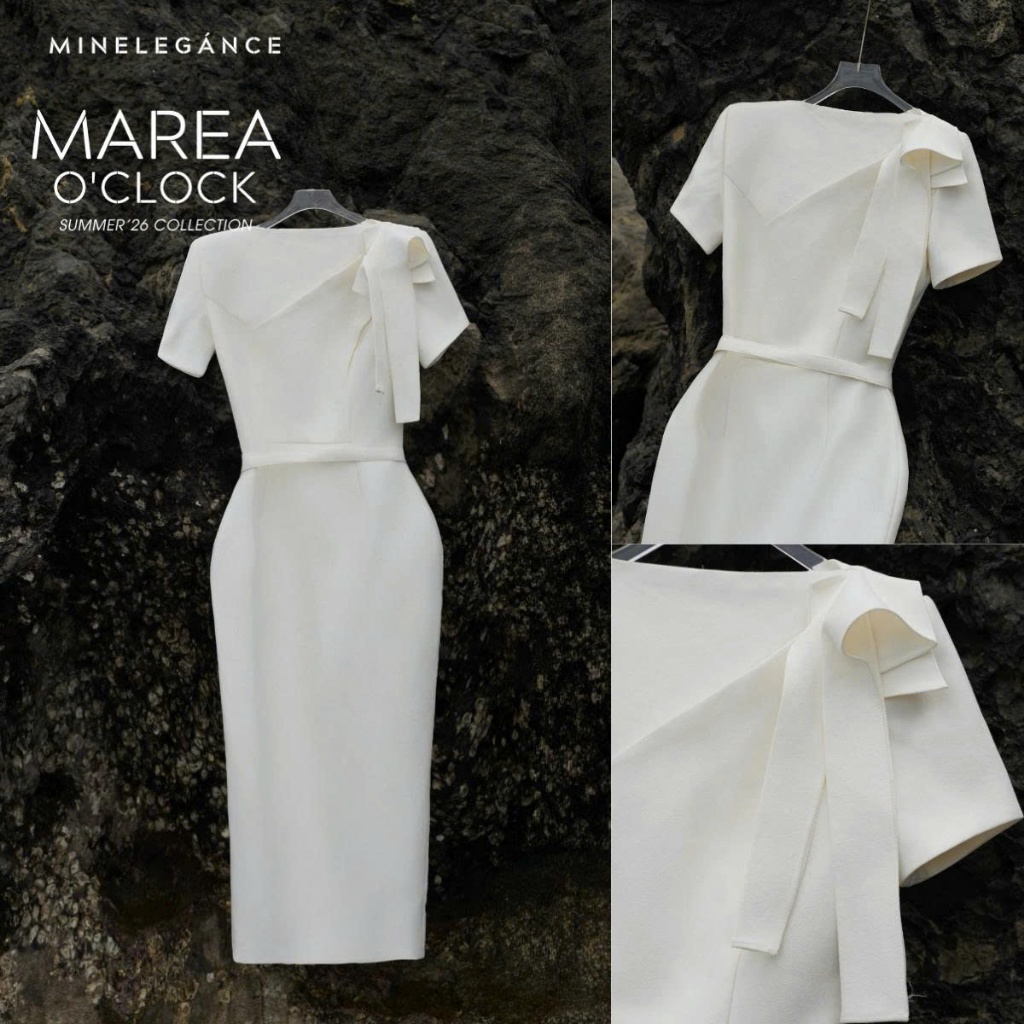 MINELEGÁNCE | SET VÁY NƠ VAI DÁNG DÀI, SANG TRỌNG, THANH LỊCH - MIN177