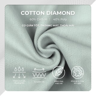 [NEW T6] Áo polo nam cao cấp KITT, chất liệu mới CVC Diamond, thanh lịch sang trọng - POLOMANOR
