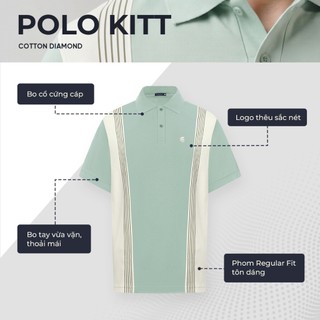 [NEW T6] Áo polo nam cao cấp KITT, chất liệu mới CVC Diamond, thanh lịch sang trọng - POLOMANOR
