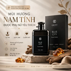 Nước Hoa Nam Woody Amber Gỗ Hổ Phách, Lưu Hương 8H, Nam Tính Quyến Rũ, Dùng Đi Làm & Hẹn Hò, Thu Hút Phái Nữ
