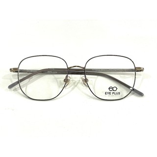 Gọng Kính Cận Vuông Eye Plus 70981 Thép Không Gỉ Càng Bọc Nhựa Nhẹ Bền Kính Mắt Nam Nữ Thời Trang