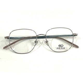 Gọng Kính Cận Vuông Eye Plus 70981 Thép Không Gỉ Càng Bọc Nhựa Nhẹ Bền Kính Mắt Nam Nữ Thời Trang