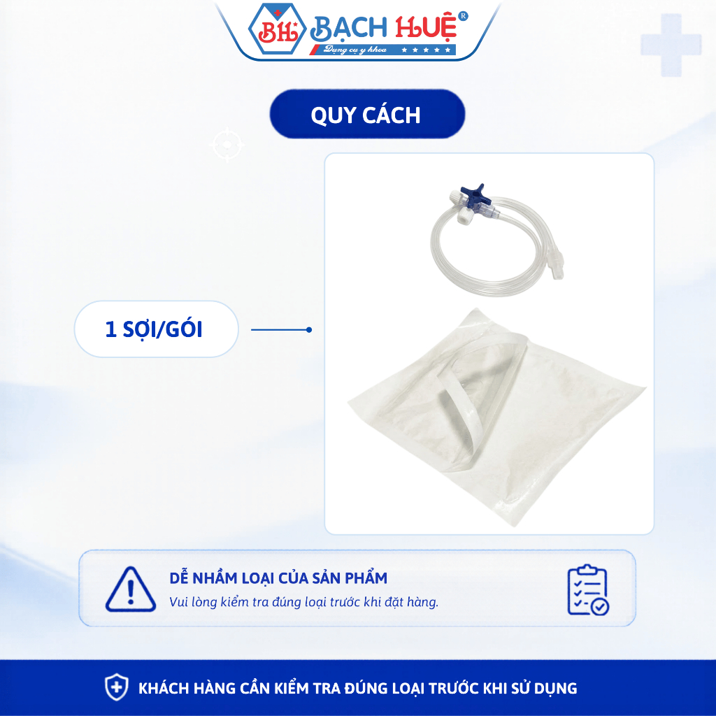 Combo 50 Khóa 3 Chia (3 Chạc) Có Dây 25cm – Khóa Ba Ngã Truyền Dịch Y Tế Vô Trùng Cao Cấp