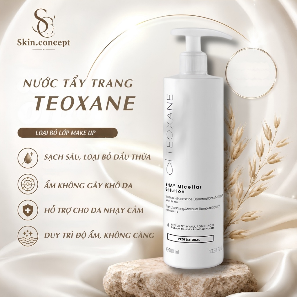 Nước Tẩy trang Teoxane RHA Micellar Solution 200ml
