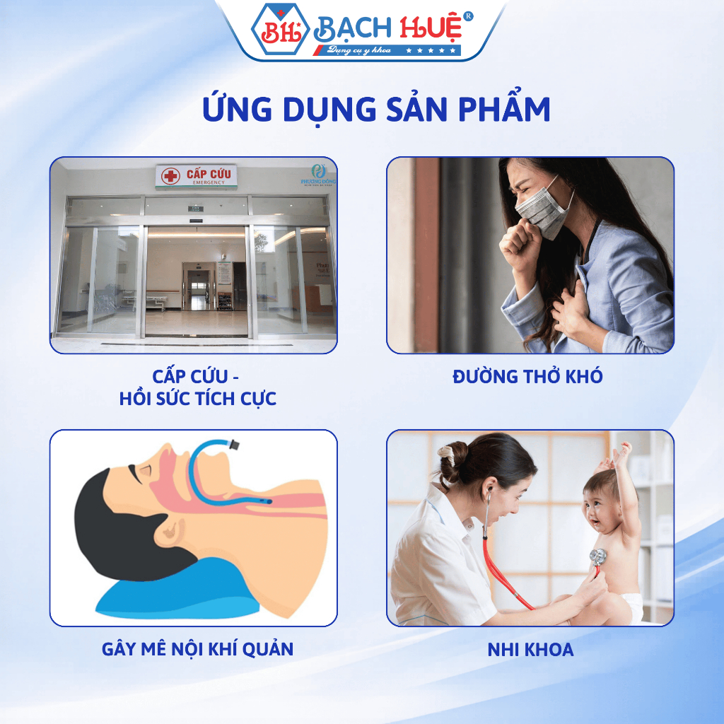 Dây Thông Nòng Đặt Nội Khí Quản Bougie Không Lỗ Đủ Size – Que Dẫn Đường Đặt Ống Thở Y Tế