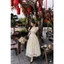 Đầm Maxi Ren Hoa Nổi Cao Cấp Tay Phồng - Váy Dài Tiểu Thư Thanh Lịch Tôn Dáng