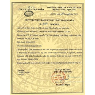 MAGNESIUM BISGLYCINATE - Bổ sung Magie dễ hấp thu, hỗ trợ xương khớp và hệ thần kinh khỏe mạnh.