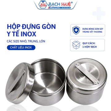 Hộp Gòn Đúc Đủ Size Nhỏ, Trung, Lớn – Hộp Đựng Bông Gòn Y Tế, Spa Cực Bền