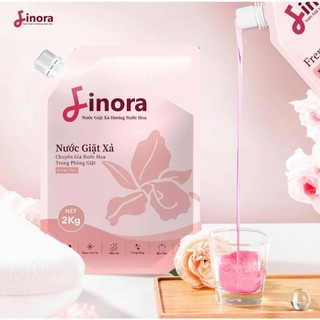 [Tặng 1 Cây thông Giáng sinh] Combo 2 Túi Nước Giặt Xả Finora 1Kg + 2Kg Hương Nước Hoa, Lưu Hương Dài Lâu tới 48h