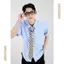 Áo Sơ Mi Ngắn Tay Dinoman x Yumi Chất Liệu Vải Cotton Thấm Hút Tốt Mềm Mại Form Over Size Basic Trẻ Trung - SM015