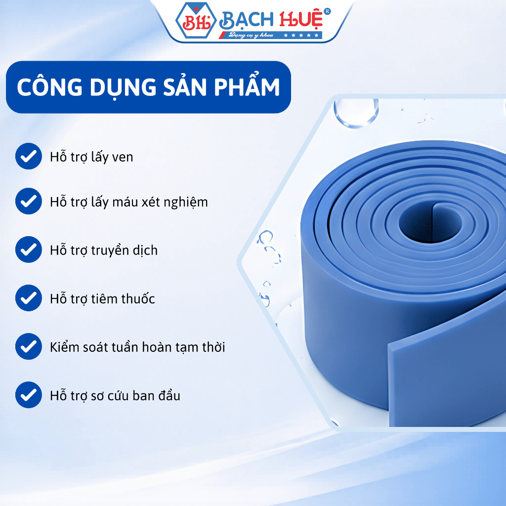 Dây Garot Cao Su Chỉnh Hình Y Tế Size 4x100 Và 6x100 – Dây Garo Cầm Máu Vô Trùng Siêu Đàn Hồi