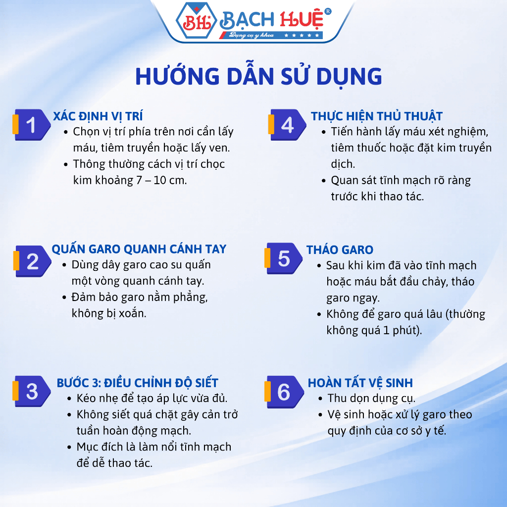 Dây Garot Cao Su Chỉnh Hình Y Tế Size 4x100 Và 6x100 – Dây Garo Cầm Máu Vô Trùng Siêu Đàn Hồi