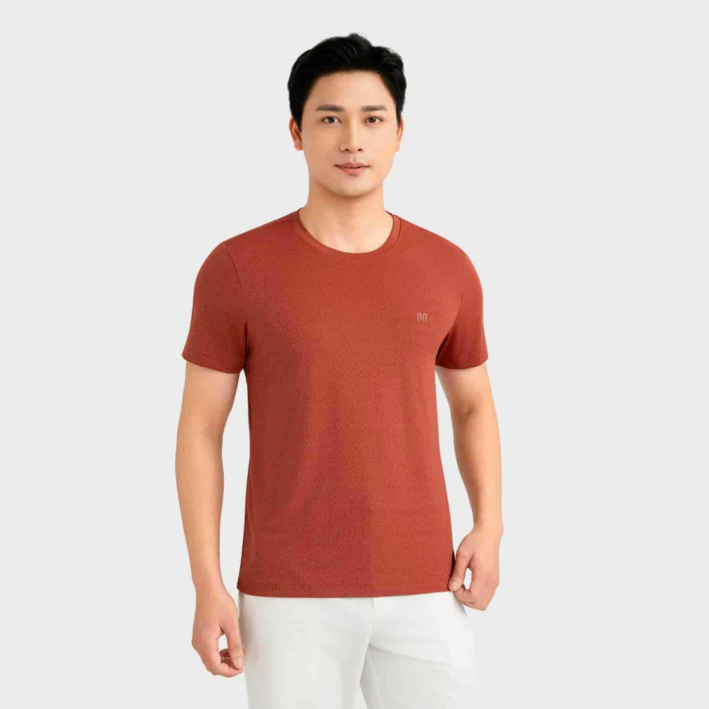 Áo Thun T-Shirt Nam Họa tiết Insidemen Regular Fit polyamide mát mẻ, co giãn ITS243AS0
