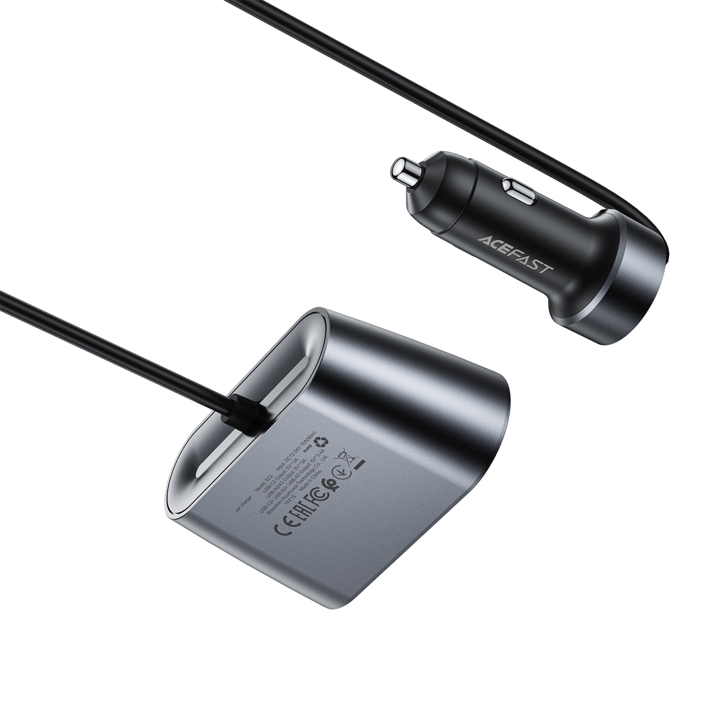 Tẩu Sạc Ô Tô ACEFAST B22 152W, 2 USB-C + 3 USB-A + 2 Cổng Tẩu, Hỗ Trợ Sạc Nhanh PD/QC