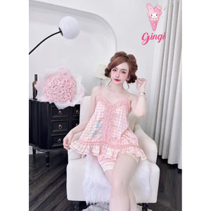 Dây đùi viền ren,lai bèo xinh,lụa latin mềm nhẹ mát