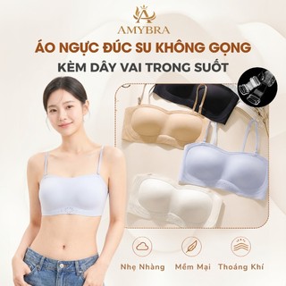 [ BST HÈ ] Áo Ngực Nữ AMYBRA Đúc Su Mút Mỏng Mềm Mịn, Áo Lót Nữ Dây Vai Tháo Rời Tiện Lợi A979