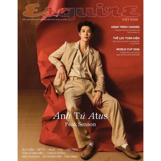 Tạp Chí Esquire VN số tháng 6/2026 – Peak Season – Bìa Anh Tú Atus, Thái Lê Minh Hiếu - An Thư Book