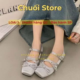 Giày bệt nữ da PU tổng hợp dệt vải đế cao su phong cách quai chéo dễ mang dễ phối đồ