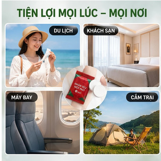 Khăn Mặt Nén Cotton 100% Dùng 1 Lần | Khăn Du Lịch Siêu Nhỏ Gọn, Mềm Mại, Thấm Hút Tốt, An Toàn Cho Da
