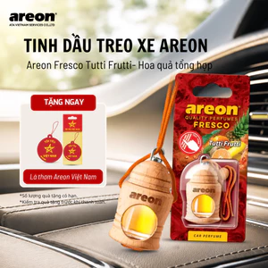 Tinh Dầu Ô Tô AREON Hương Hoa Quả Tổng Hợp Nhập Khẩu Bulgaria - Khử Mùi Nội Thất Xe Hơi, Hương Trái Cây Tươi Mát