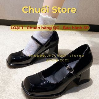 Giày cao gót nữ da PU tổng hợp dệt vải đế cao su nữ tính dịu dàng thanh lịch nhẹ nhàng