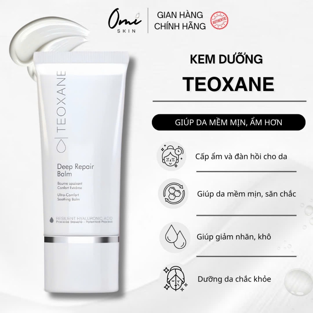 KEM DƯỠNG PHỤC HỒI DA TREATMENT TEOXANE DEEP REPAIR BALM