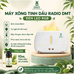 Máy xông tinh dầu phòng ngủ Ngọn Lửa Radio DMT- máy khuếch tán tinh dầu phòng ngủ dùng nước 250ml