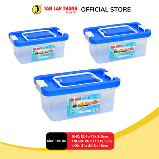 Hộp thực phẩm chữ nhật 2 quai nhựa PP Tân Lập Thành Sản phẩm chất lượng, nhà nhà thịnh vượng