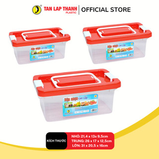 Hộp thực phẩm chữ nhật 2 quai nhựa PP Tân Lập Thành Sản phẩm chất lượng, nhà nhà thịnh vượng