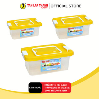 Hộp thực phẩm chữ nhật 2 quai nhựa PP Tân Lập Thành Sản phẩm chất lượng, nhà nhà thịnh vượng