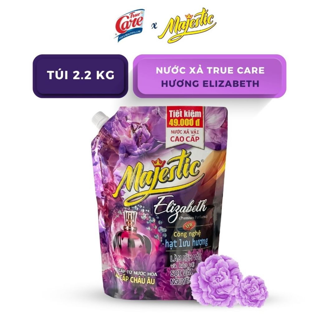 [AFF] Túi Nước Xả Vải True Care Majestic 1.15L