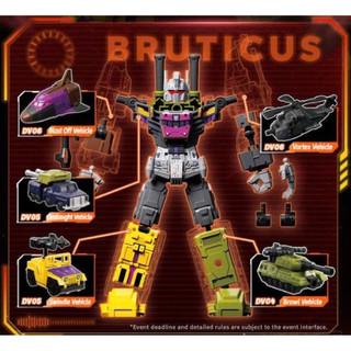 [Blokees Transformers] Bruticus full kit |Defender Combination - 2nd đã ráp