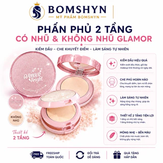 Phấn phủ 2 tầng trắng- có nhũ glamor bright xuất xứ thái lan