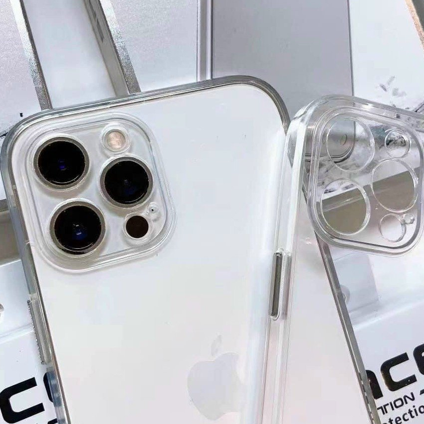[ IPHONE 17 ] Ốp lưng trong suốt chống ố Kolcase P83 có bảo vệ camera, tích hợp nút bấm kim loại cho iphone 14 15 16 17