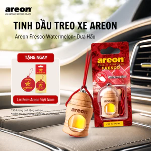 Tinh Dầu Treo Ô Tô AREON Hương Dưa Hấu - Hương Trái Cây Tươi Mát Sảng Khoái, Nhập Khẩu Chính Hãng