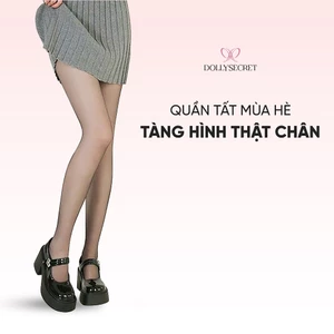 Quần Tất Tàng Hình Mùa Hè Trong Suốt Tự Nhiên Mềm Mại DOLLYSECRET T39
