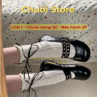 Giày bệt nữ da PU tổng hợp dệt vải đế cao su cá tính đáng yêu dễ mang thoải mái
