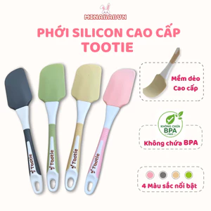 Phới Silicon Tootie Quấy Cháo Quấy Bột Cho Bé, Phới Silicon Tootie Êm Ái Mềm Dẻo An Toàn Không BPA