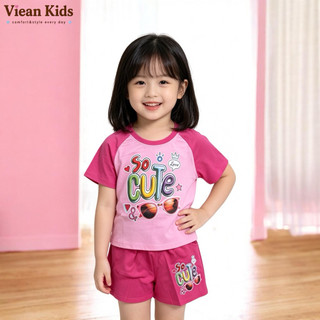 Đồ Bộ bé gái từ 11 -25Kg thun cotton cao cấp mịn mát - hãng DOREME