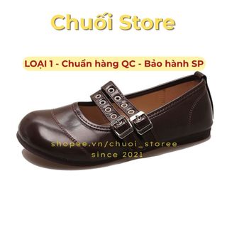 Giày bệt nữ da PU tổng hợp dệt vải đế cao su cao cấp dễ thương xinh xắn thoải mái