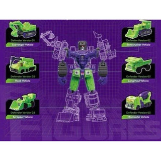 [Blokees Transformers] Devastator full kit |Defender Combination - 2nd đã unbox