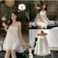 SET ĐẦM 2 DÂY NƠ KIM SA PHỐI QUẦN SHORT, SET ĐỒ NỮ TIỂU THƯ | MEOINDAHOUSE