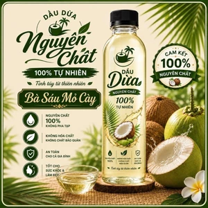 Dầu Dừa Nguyên Chất Nhà Làm